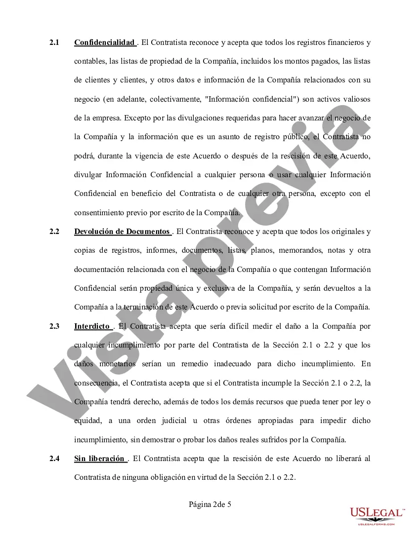 Preview Acuerdo de contratista independiente para trabajadores por cuenta propia