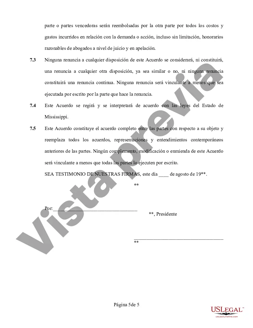 Preview Acuerdo de contratista independiente para trabajadores por cuenta propia