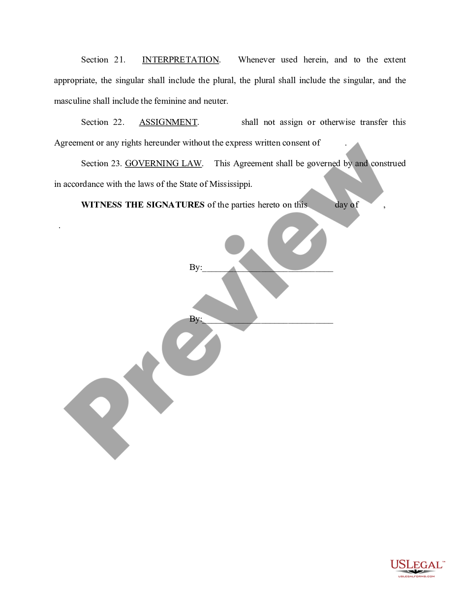 page 7 Preventative Maintenance Agreement preview