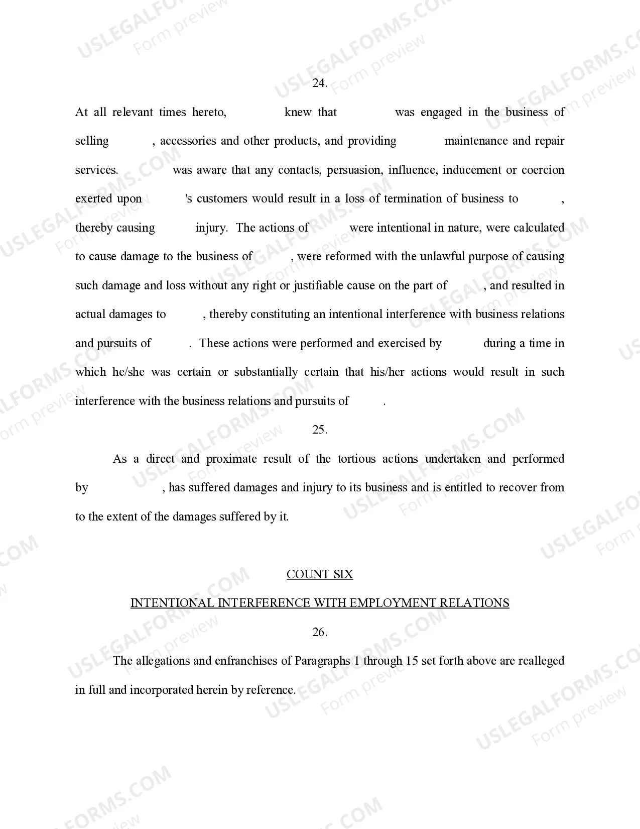 Preview Complaint - Corporate Plaintiff