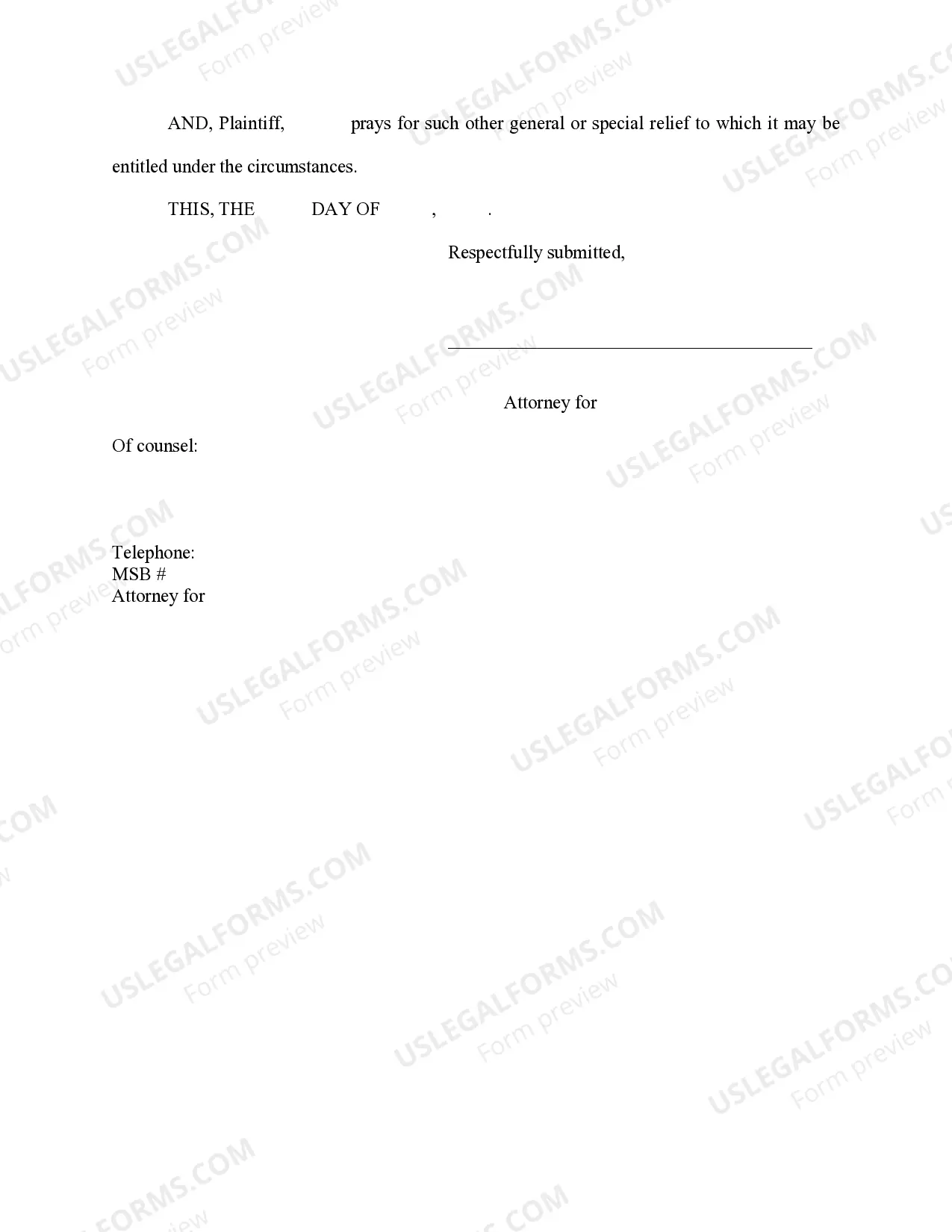 Preview Complaint - Corporate Plaintiff