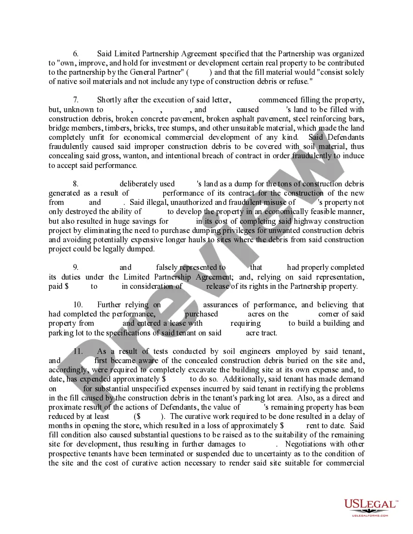 Preview Answer and Defenses to Second Amended Complaint