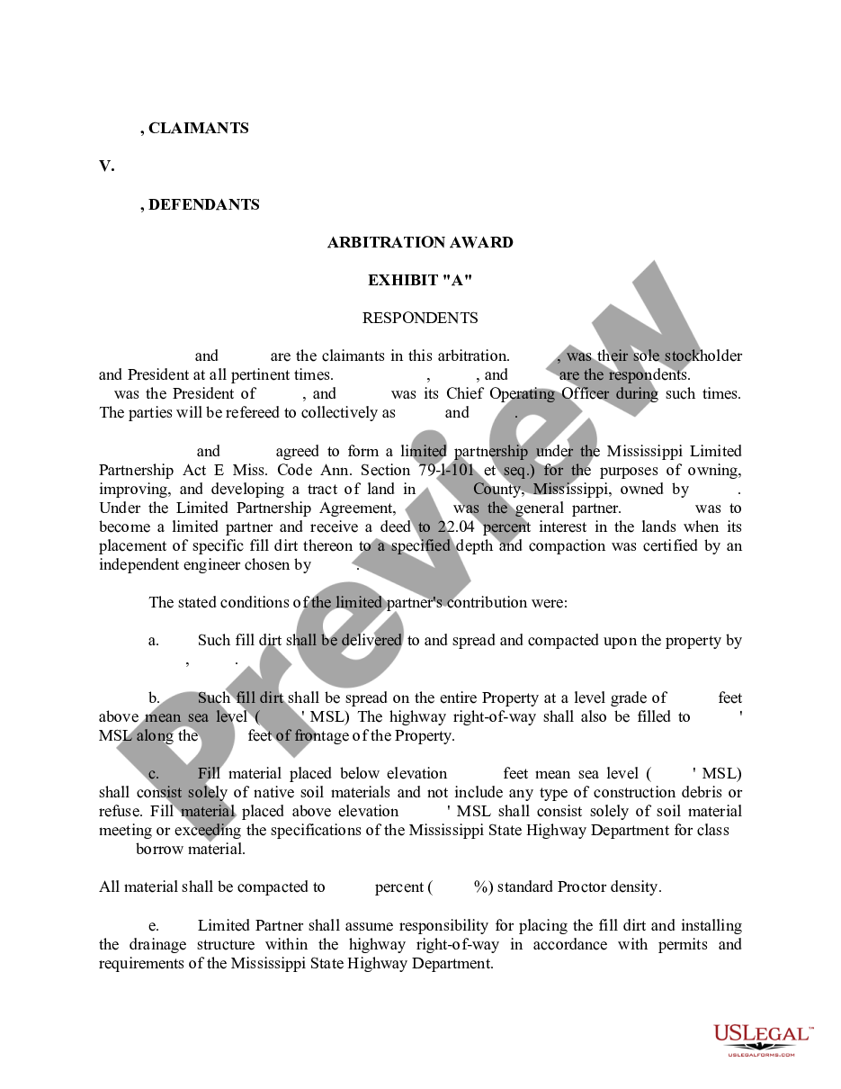 page 4 Application to Confirm Arbitration Award and for Entry of Judgment preview