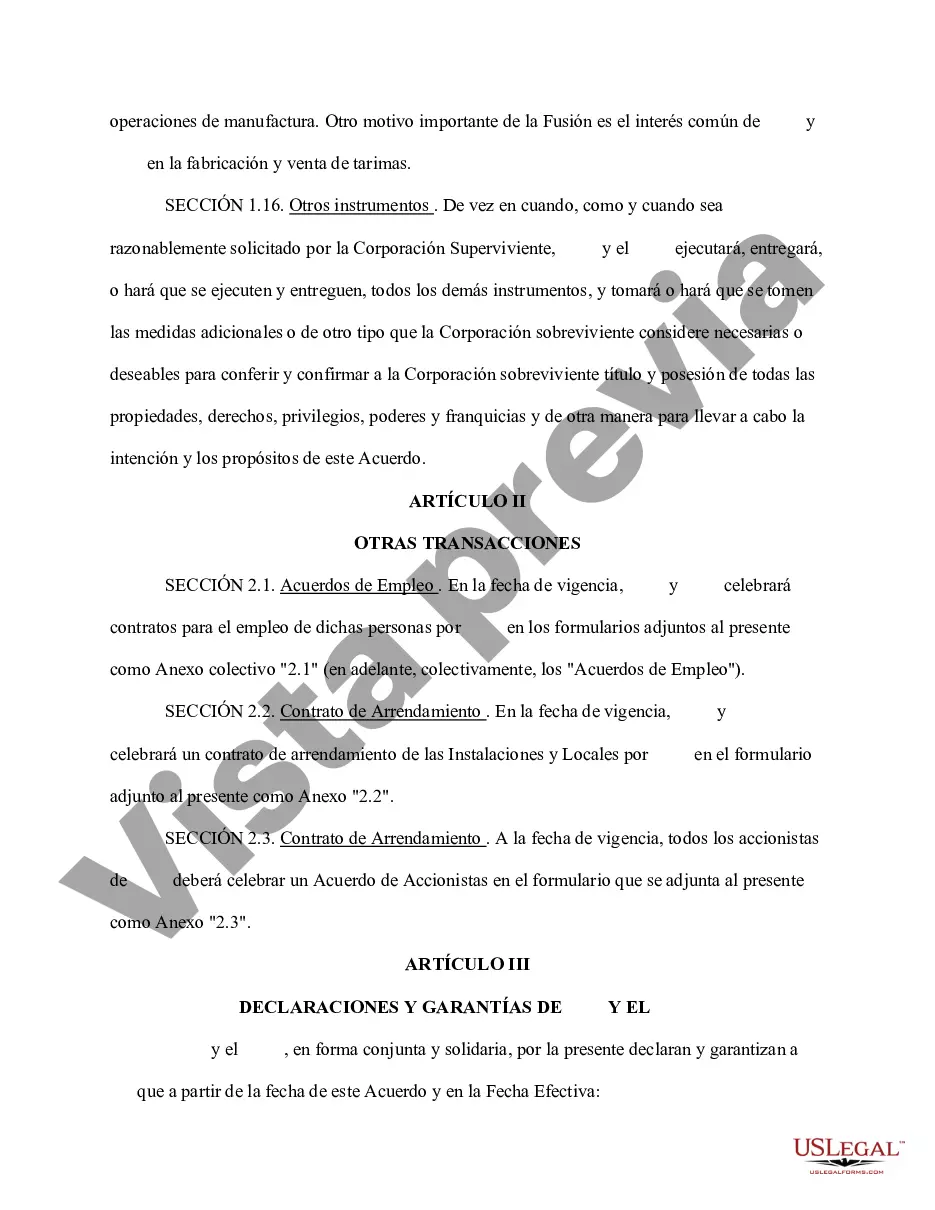 Preview Acuerdo de Fusión