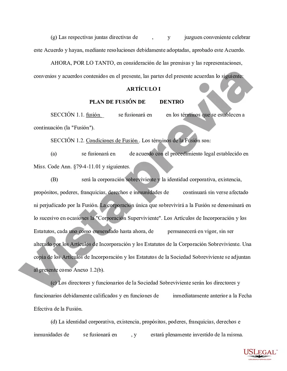 Preview Acuerdo de Fusión