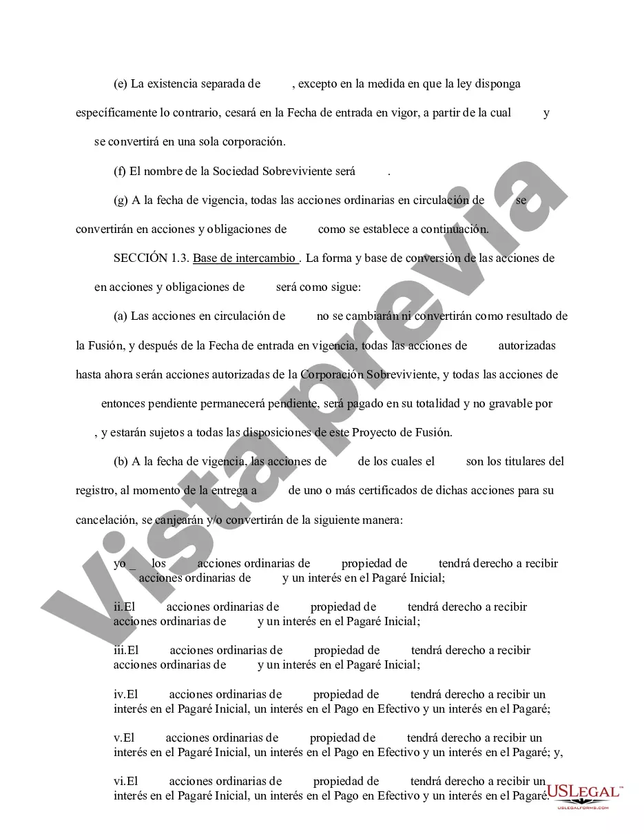 Preview Acuerdo de Fusión