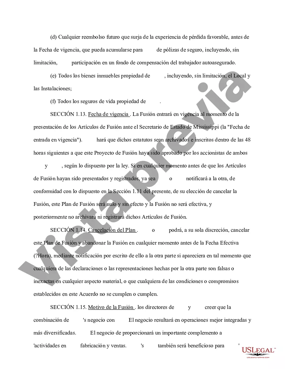 Preview Acuerdo de Fusión