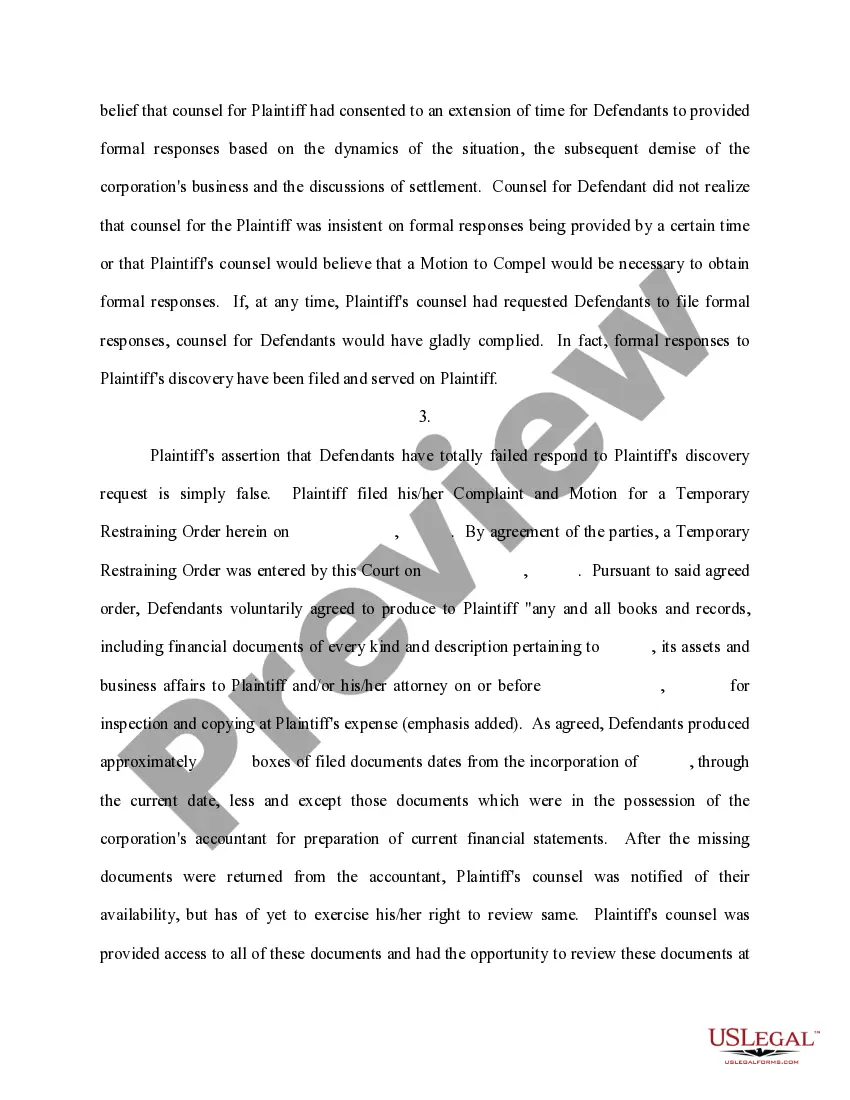 Get Response in Opposition to Motion to Compel Preview Response in Opposition to Motion to Compel