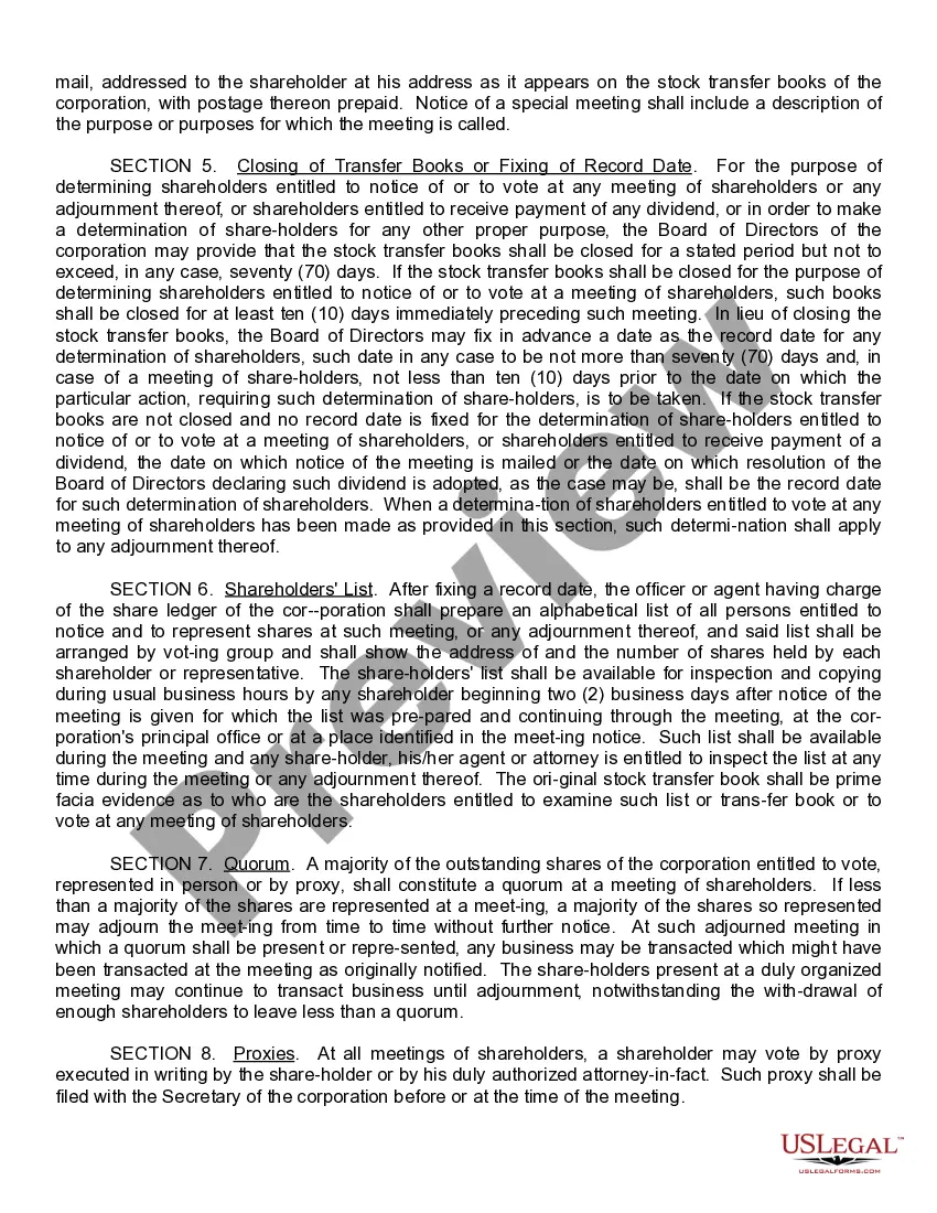 Preview Minutes of Joint Actions by Unanimous Consent in Lieu of Organizational Meeting