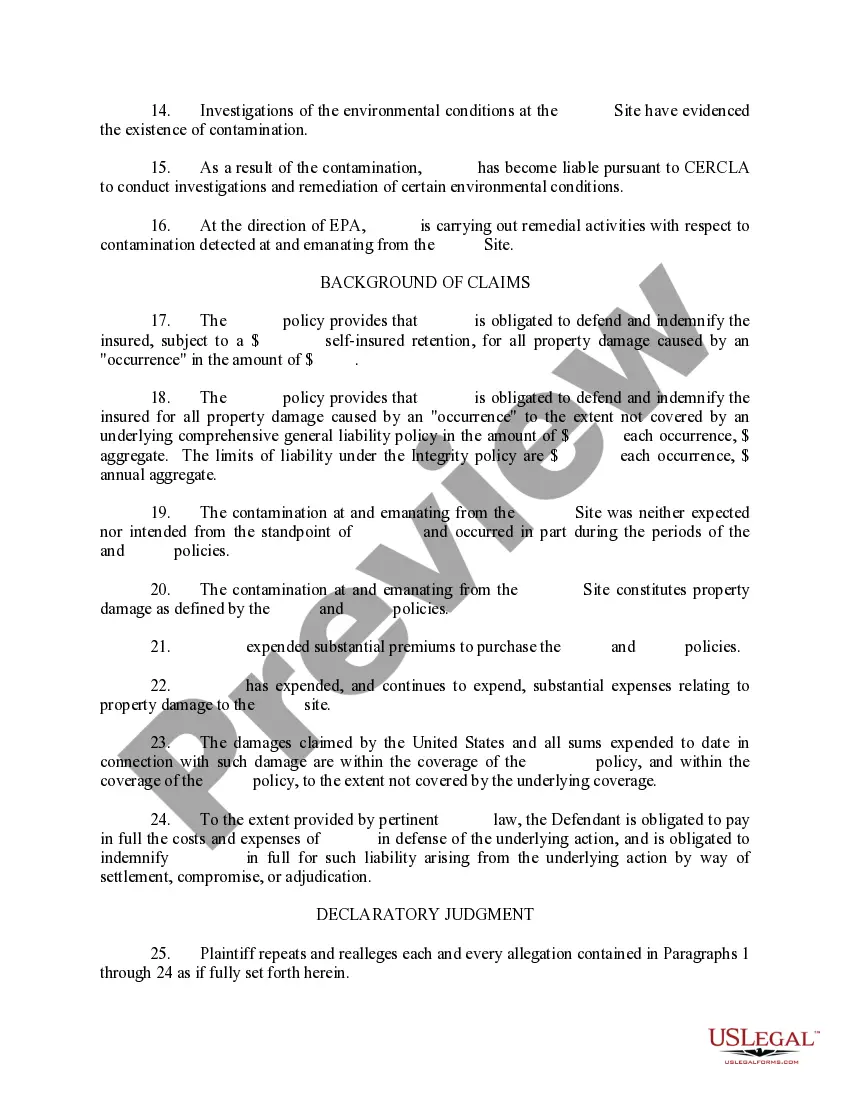 Preview Complaint for Declaratory Judgment