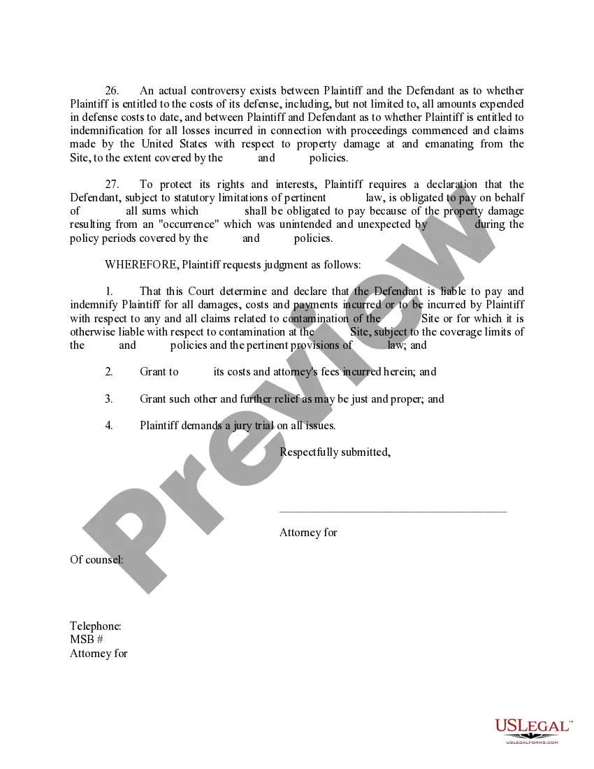 Preview Complaint for Declaratory Judgment