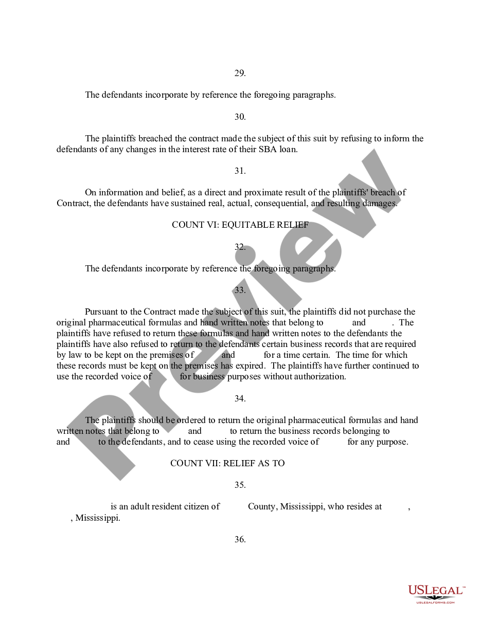 page 1 Amended Counterclaim preview