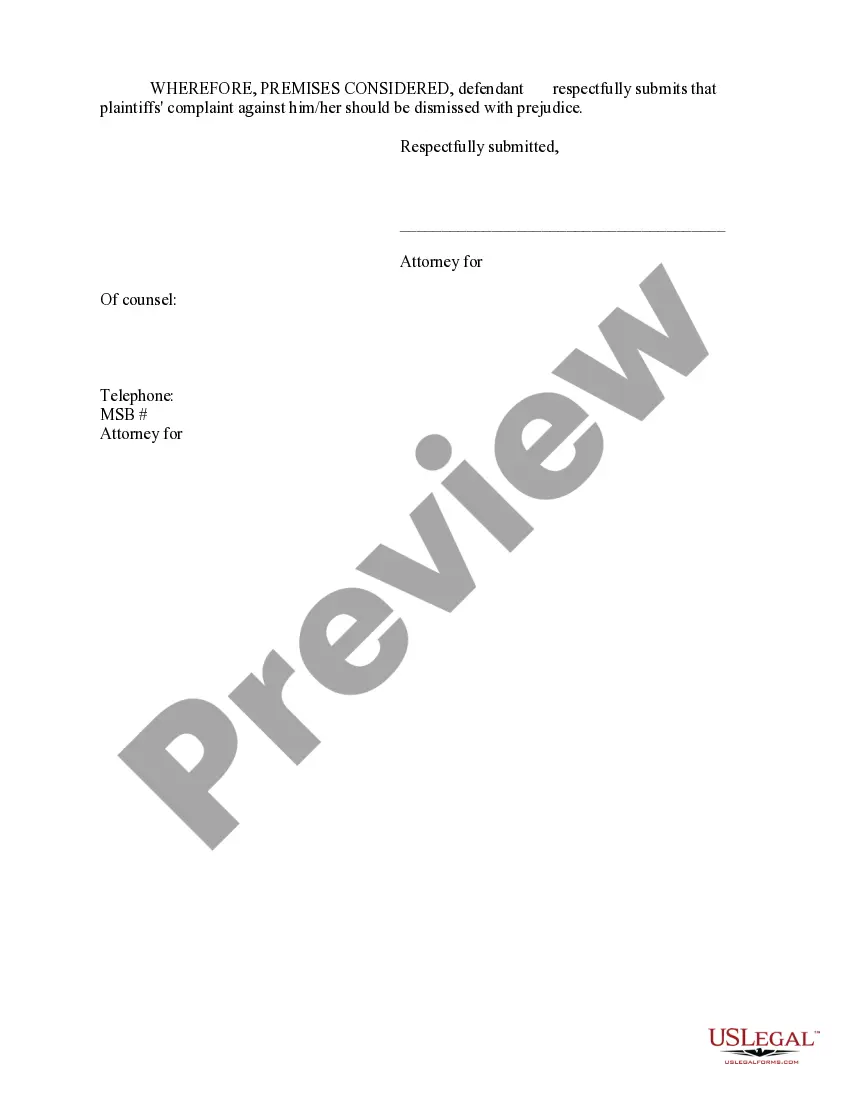 Preview Answer and Counterclaim