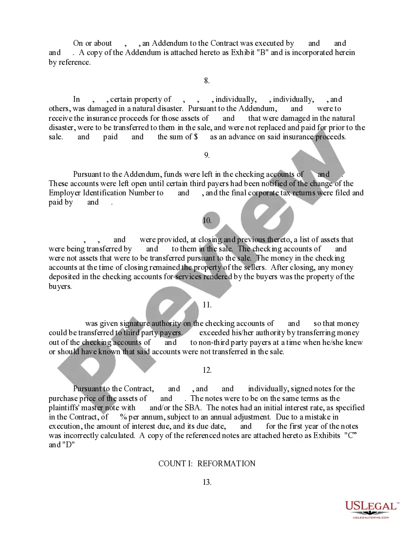 Preview Answer and Counterclaim