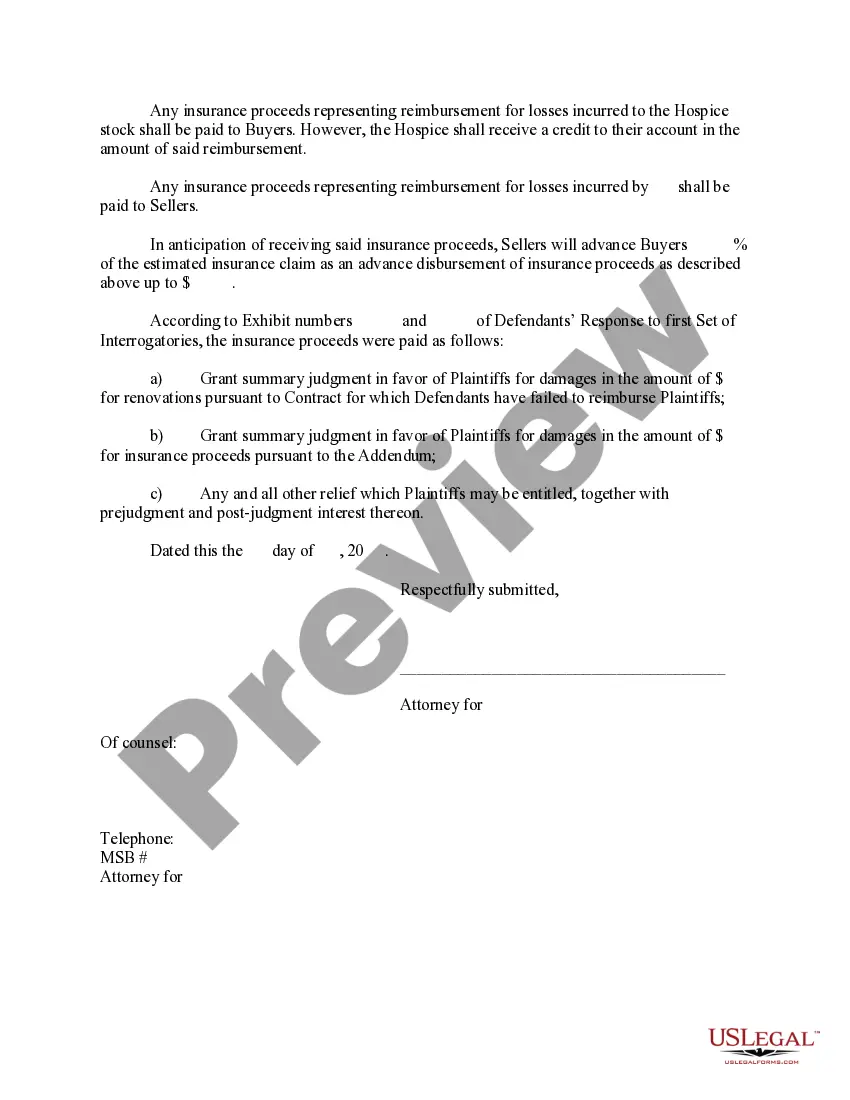 Preview Plaintiffs' Motion for Partial Summary Judgment Against Defendants