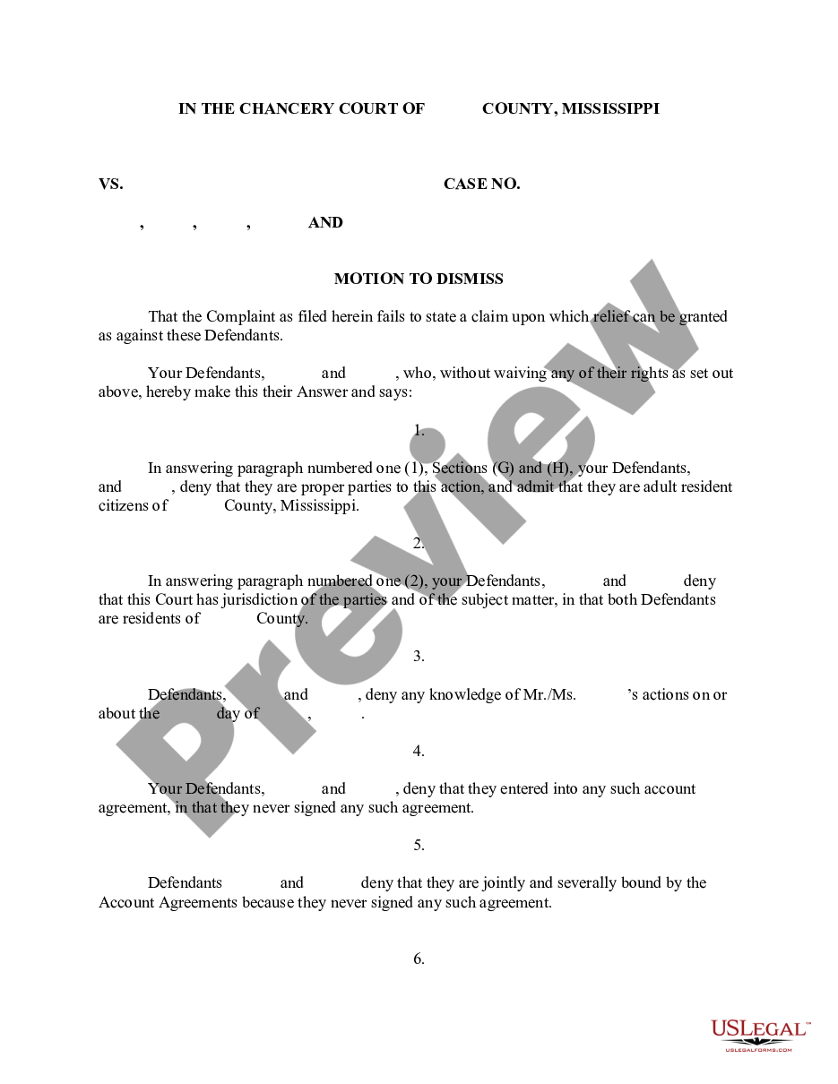 page 0 Motion to Dismiss preview