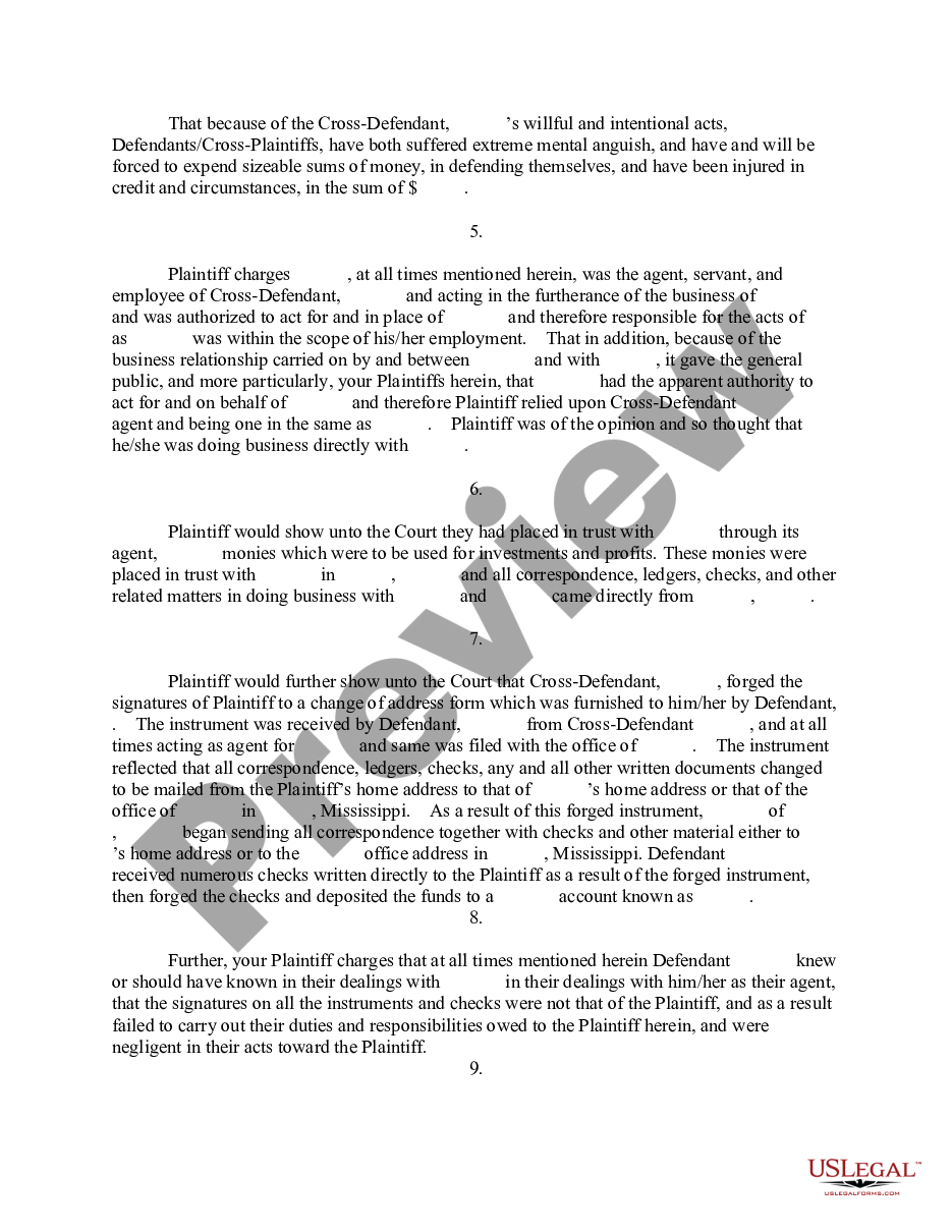 page 5 Defendants' Amended Answer, Counterclaim and Crossclaim preview