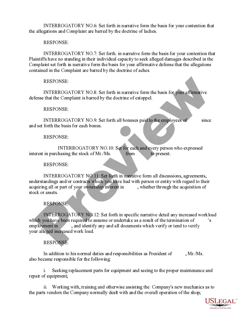 Get Responses and Objections of Defendants to Plaintiff's First Set of Interrogatories Preview Responses and Objections of Defendants to Plaintiff's First Set of Interrogatories