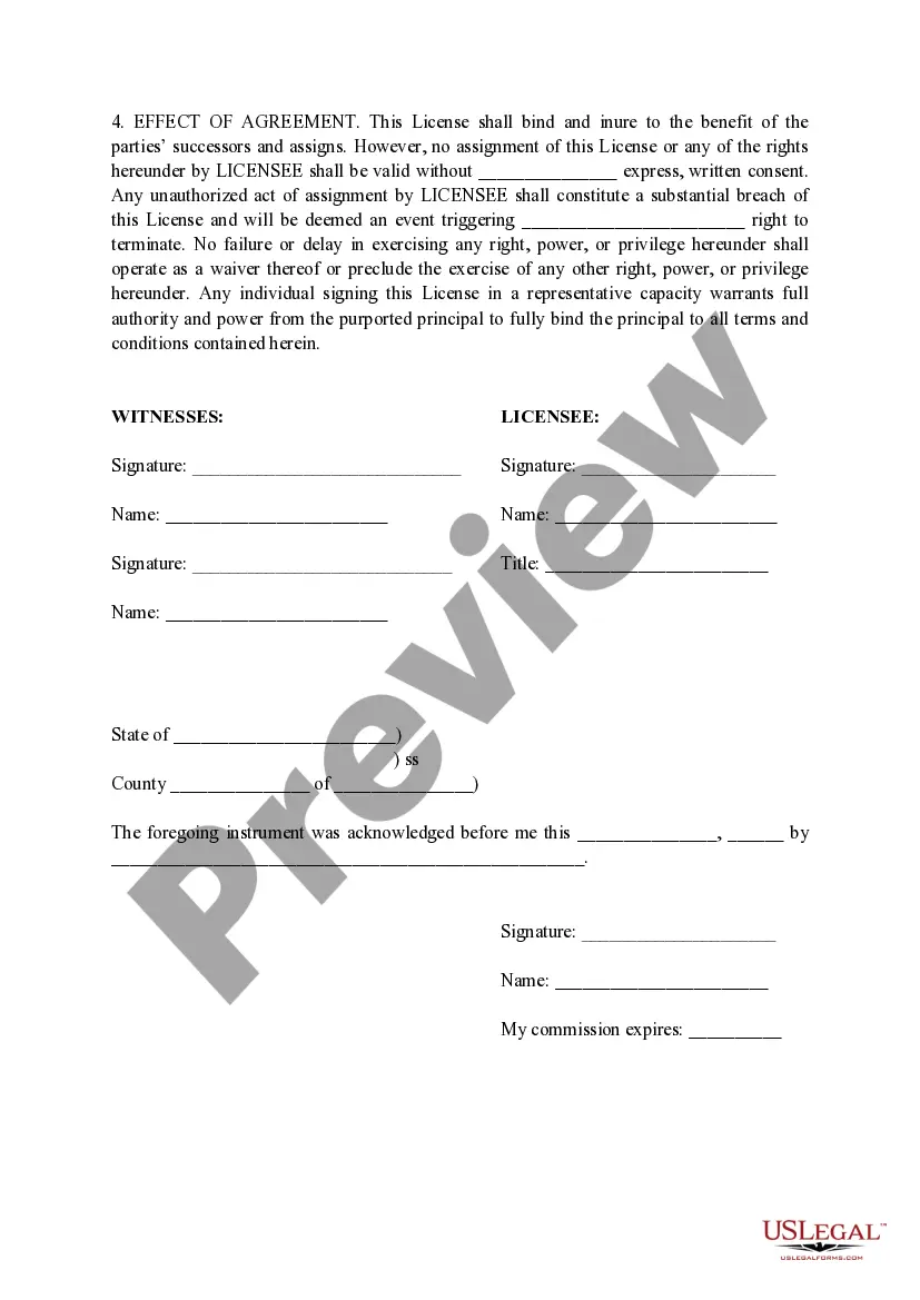 Preview License regarding encroachment on property