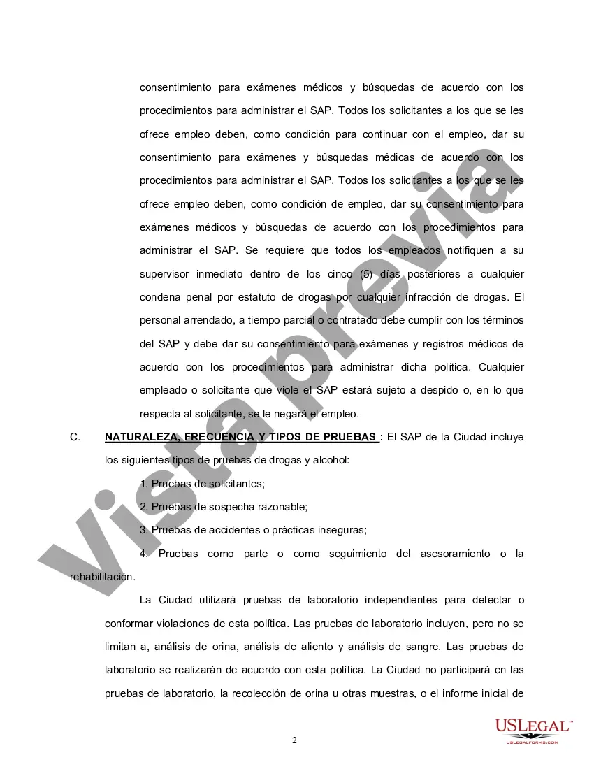 Preview Política de abuso de sustancias