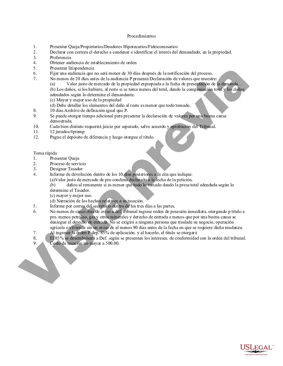 Preview Procedimientos