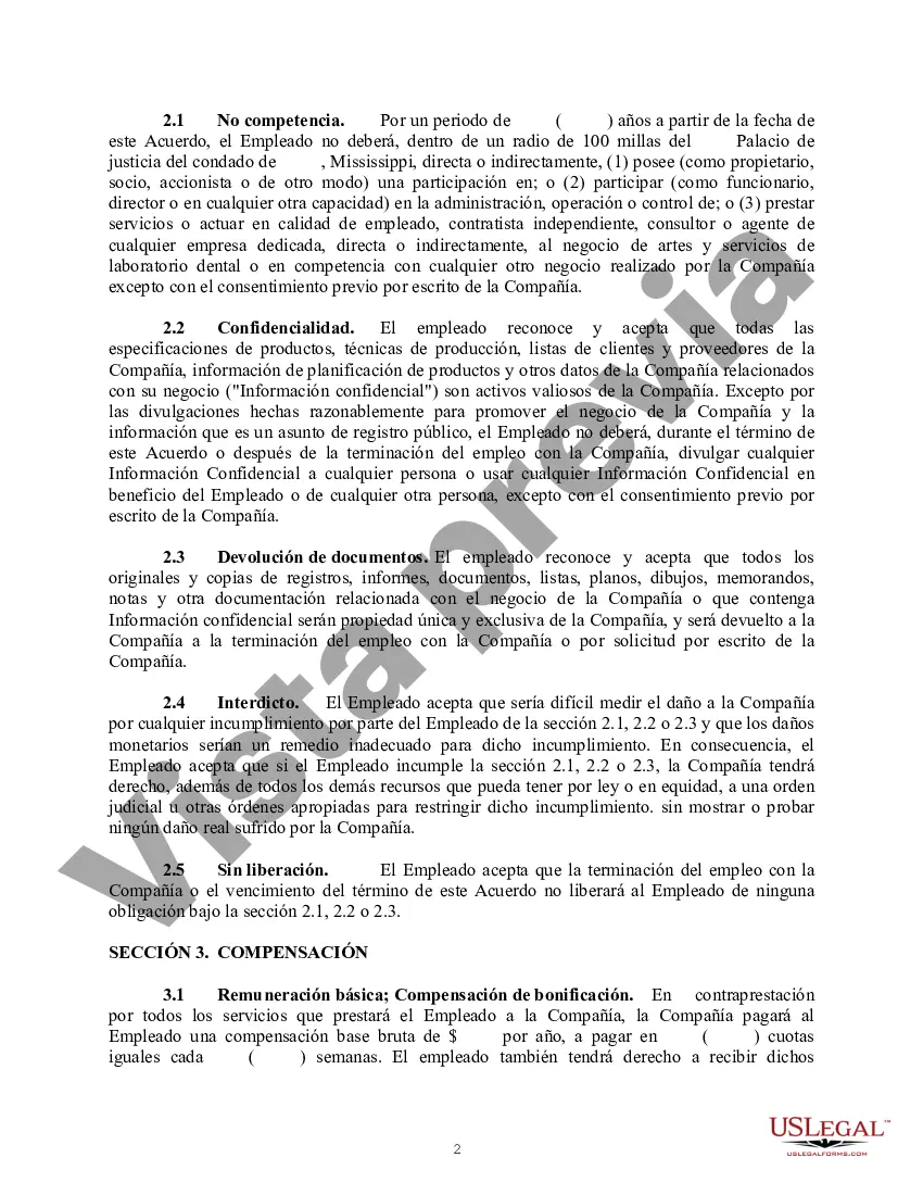 Preview Contrato de trabajo entre propietario único y un empleado