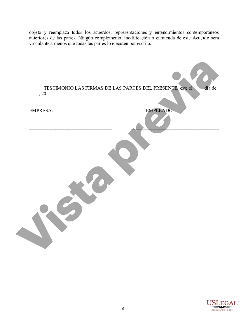 Preview Contrato de trabajo entre propietario único y un empleado