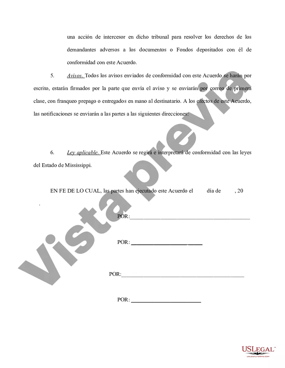 Preview Acuerdo de custodia