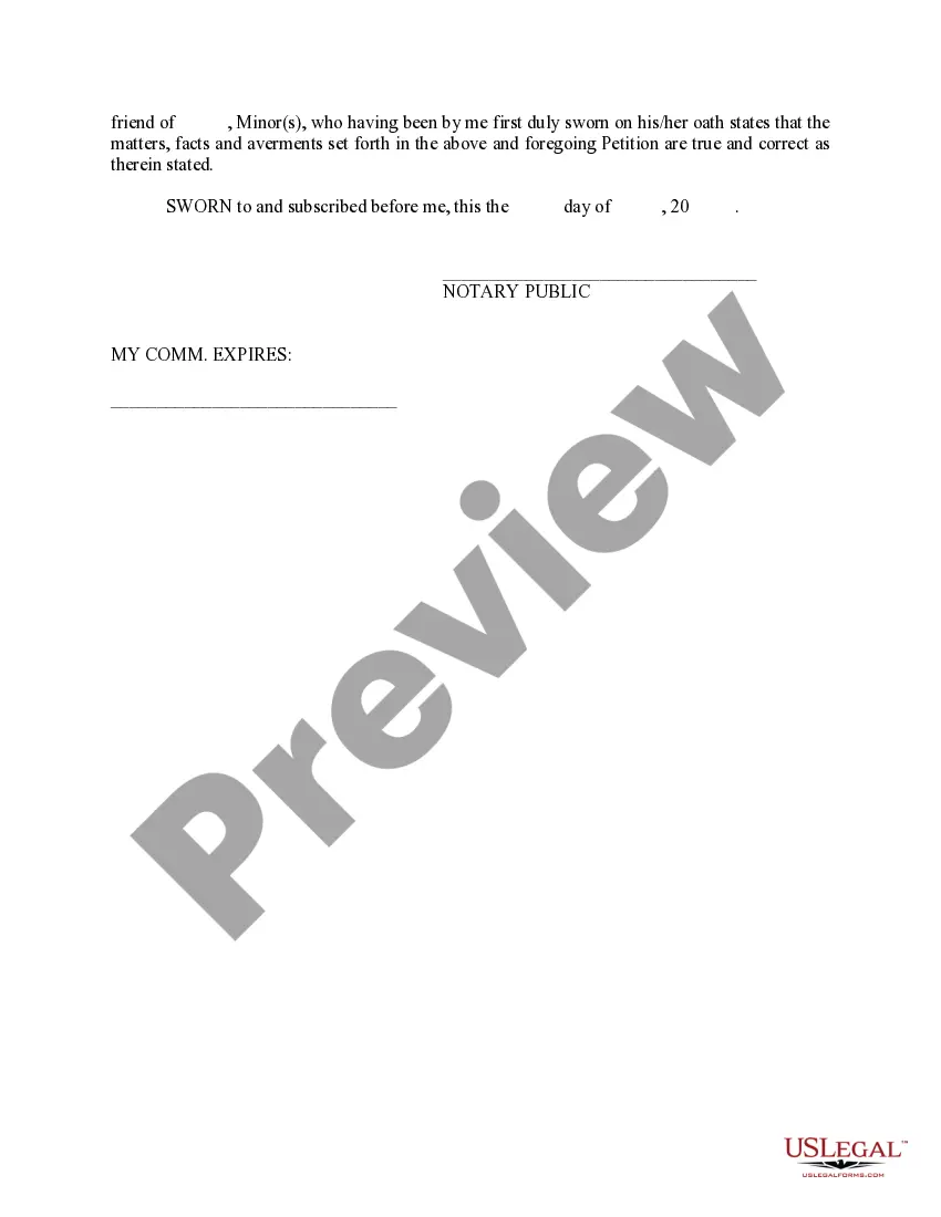 Preview Petition for Authority to Convey Small Undivided Interest In Real Property without Guardianship