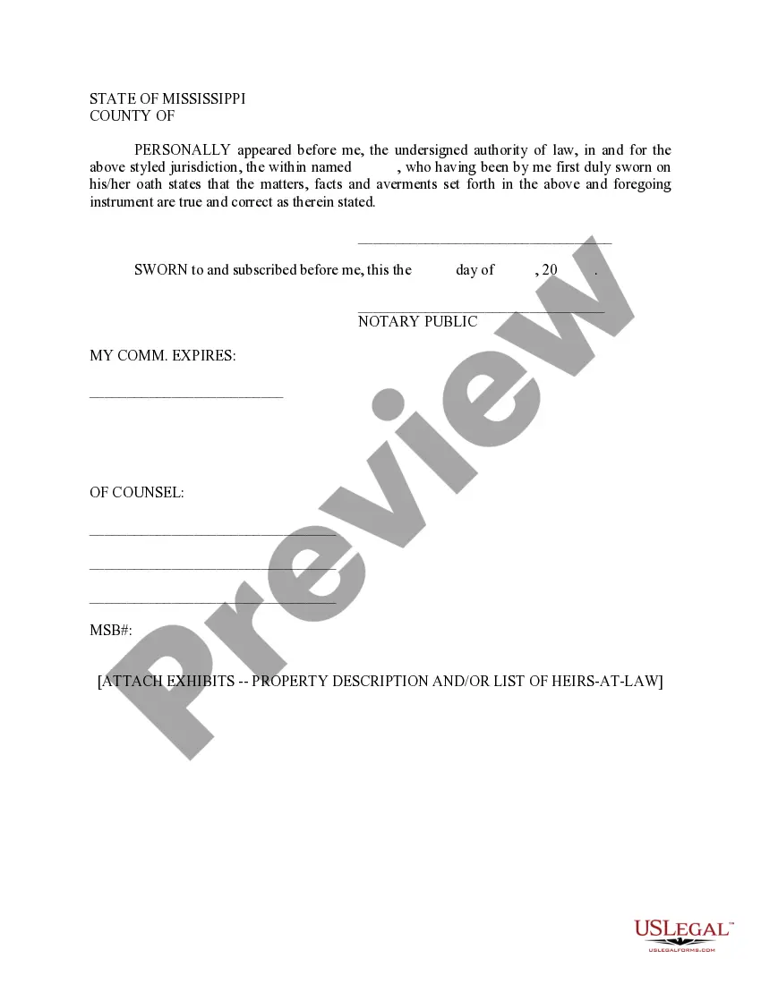 Preview Petition for Authority to Convey Small Undivided Interest In Real Property without Guardianship