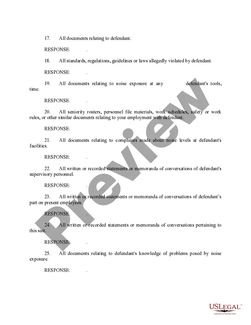 Preview Responses To Defendant's First Request For Production To Plaintiff