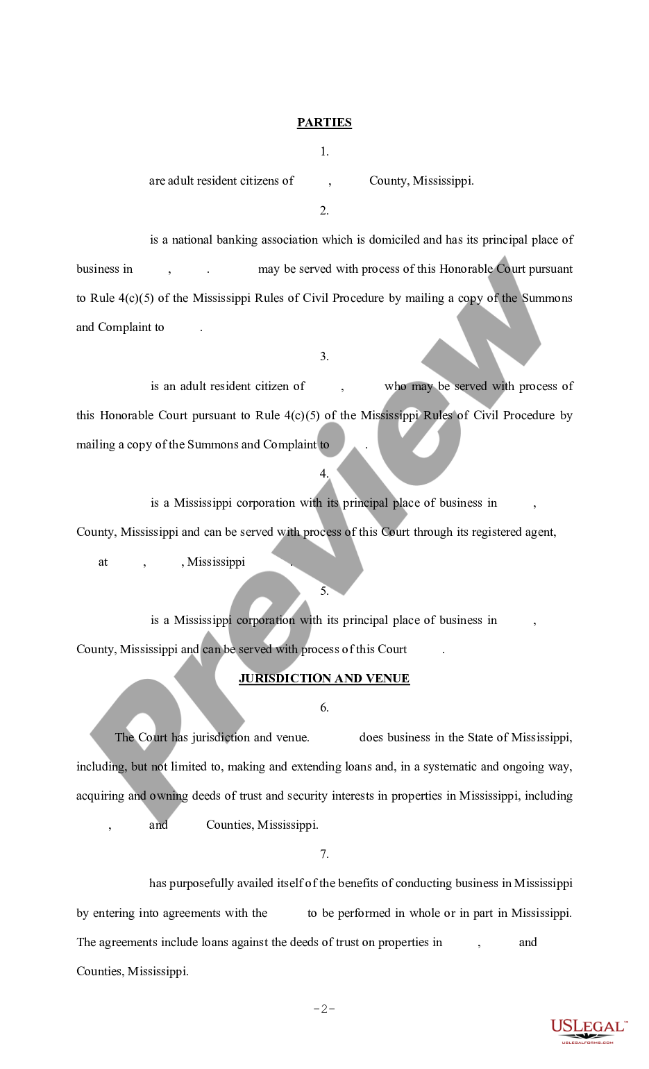 page 1 Complaint for Injunctive Relief, Breach of Contract and Fiduciary Duty preview