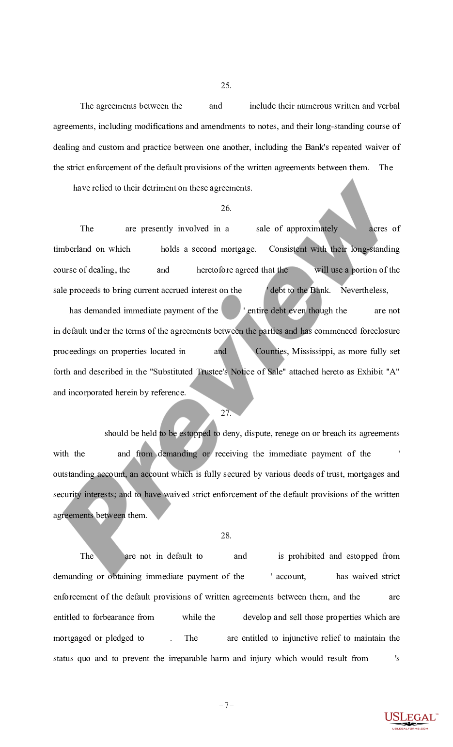 page 6 Complaint for Injunctive Relief, Breach of Contract and Fiduciary Duty preview