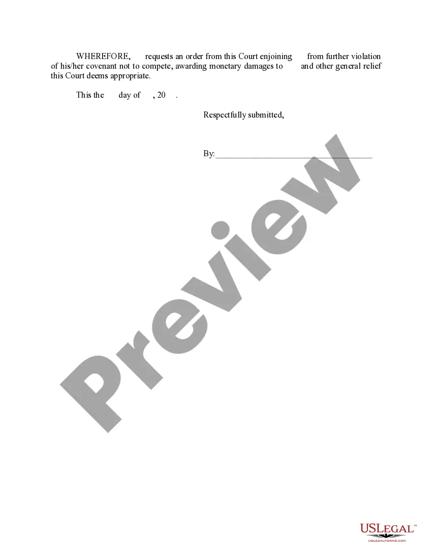 Get Complaint for Injunction Preview Complaint for Injunction