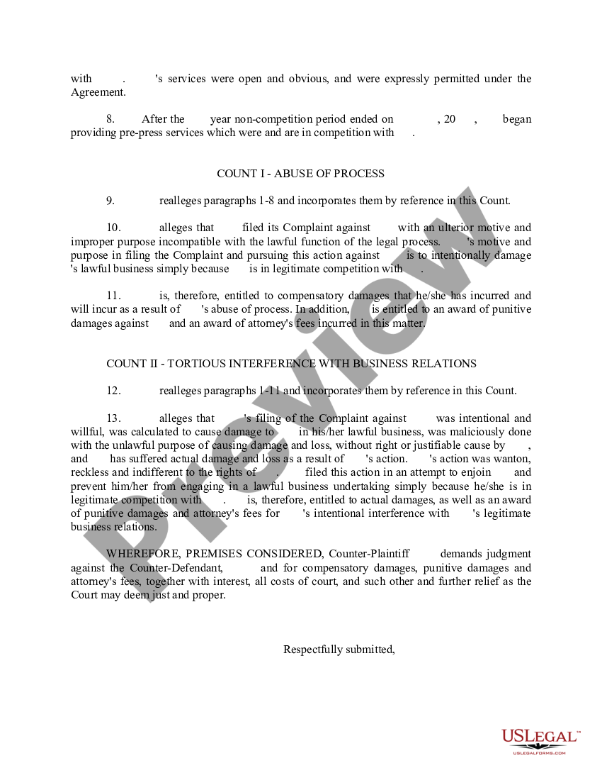 2023 Answer And Counterclaim For Divorce Fillable Printable Pdf | Porn ...