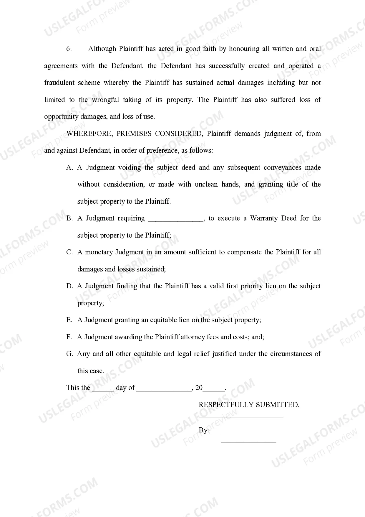 Preview First Amended Complaint