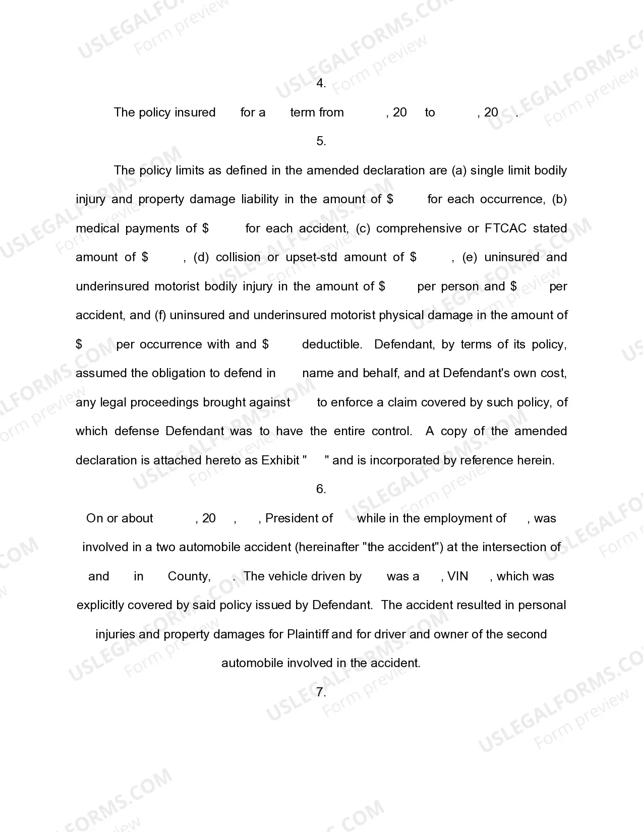 Preview Bad Faith Complaint