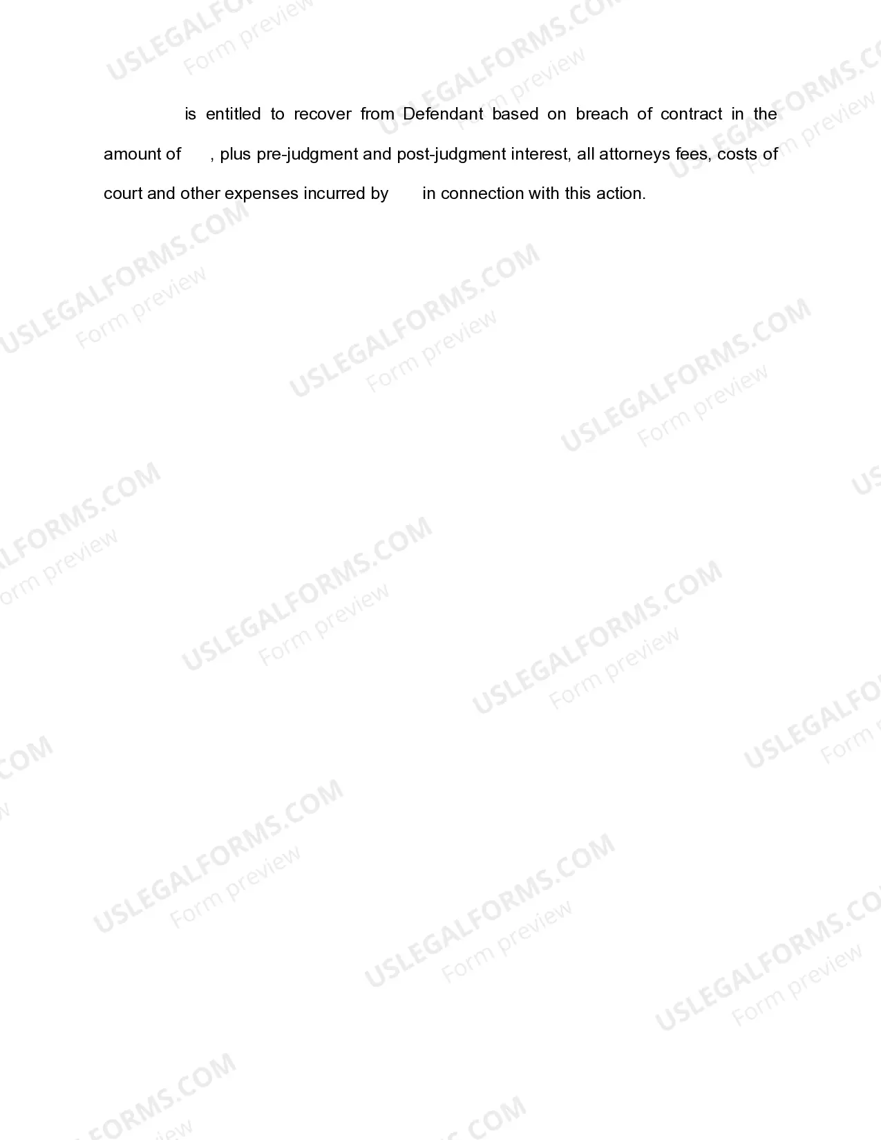 Preview Bad Faith Complaint