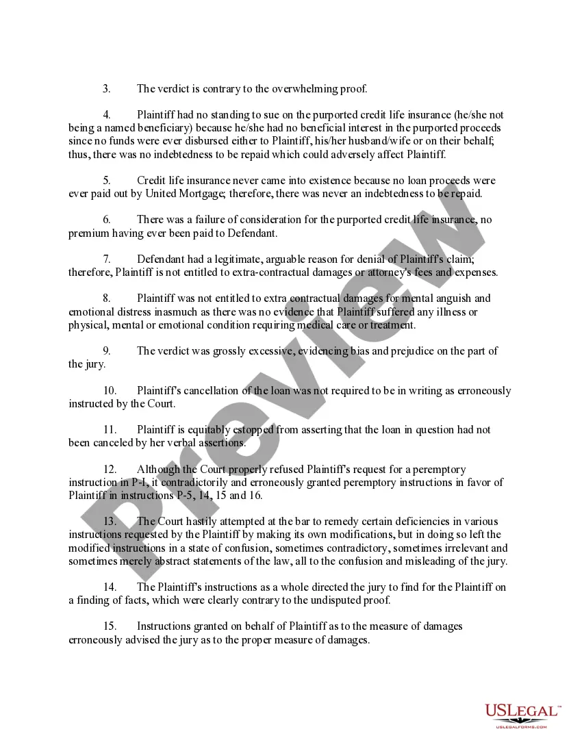 Preview Motion for Judgment notwithstanding the Verdict, or, in the Alternative, for New Trial, or, in the Alternative, for Remittitur