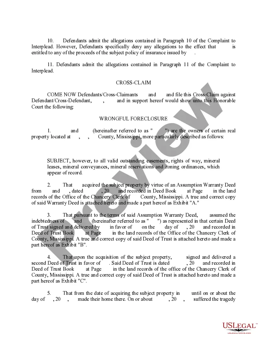 Preview Answer Of Defendants