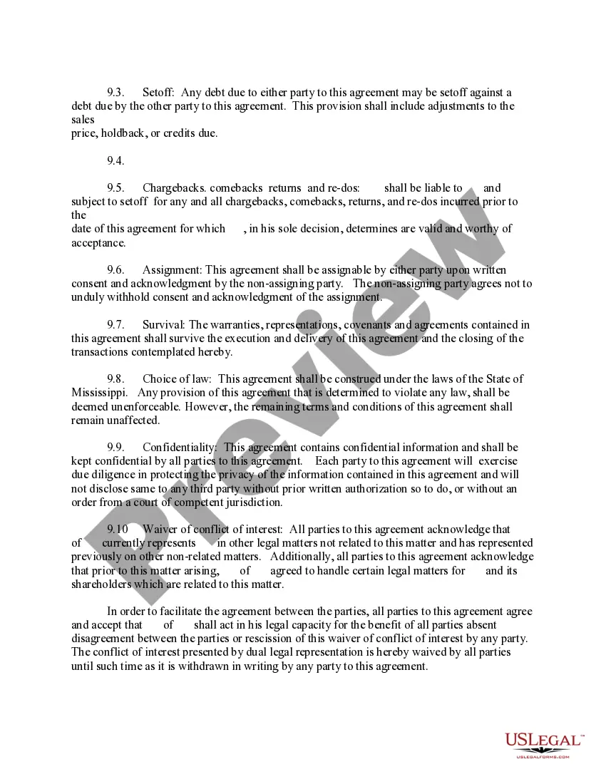 Preview Asset Purchase Agreement for the Sale of Car Dealership