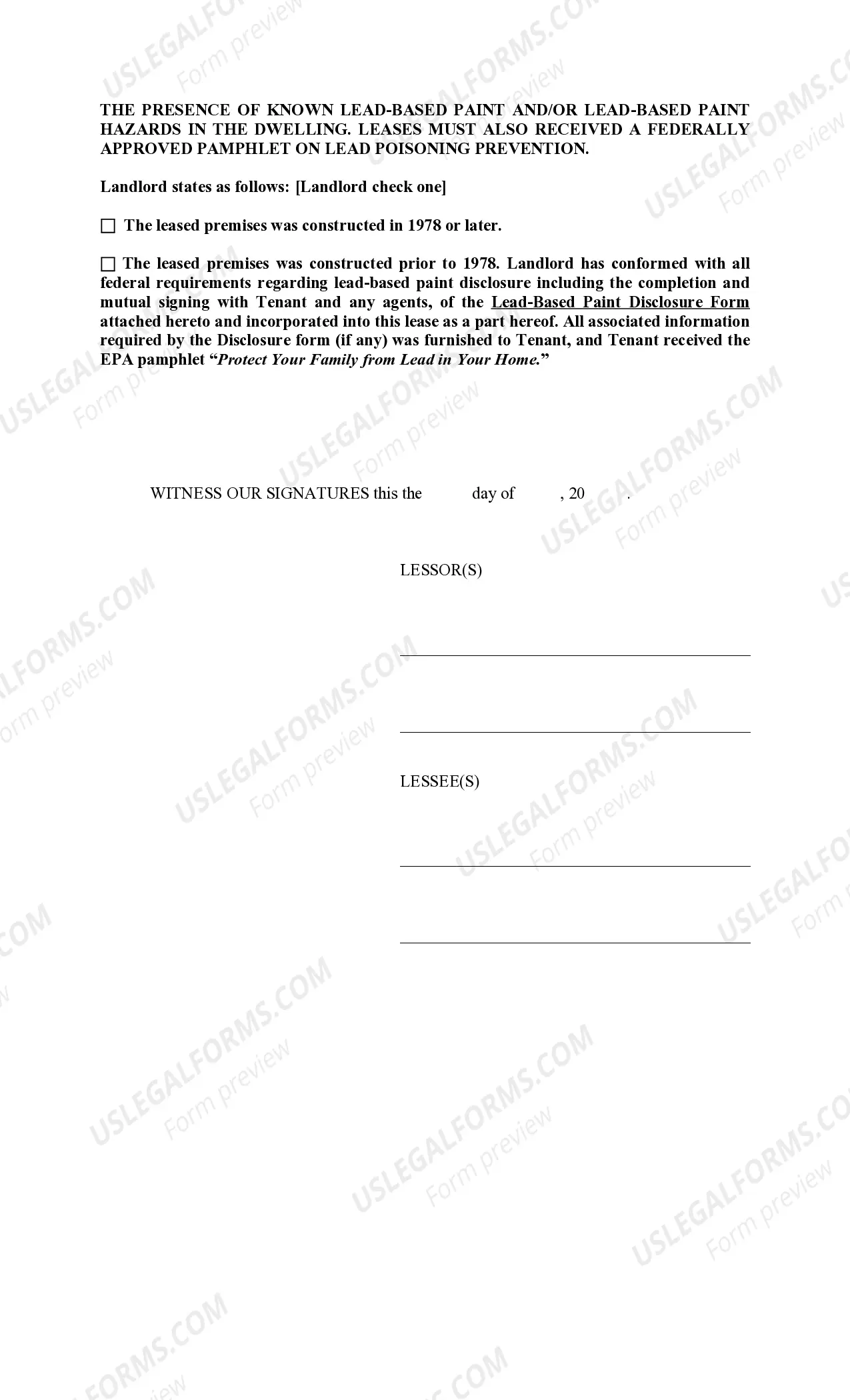 Preview Furnished Apartment Lease