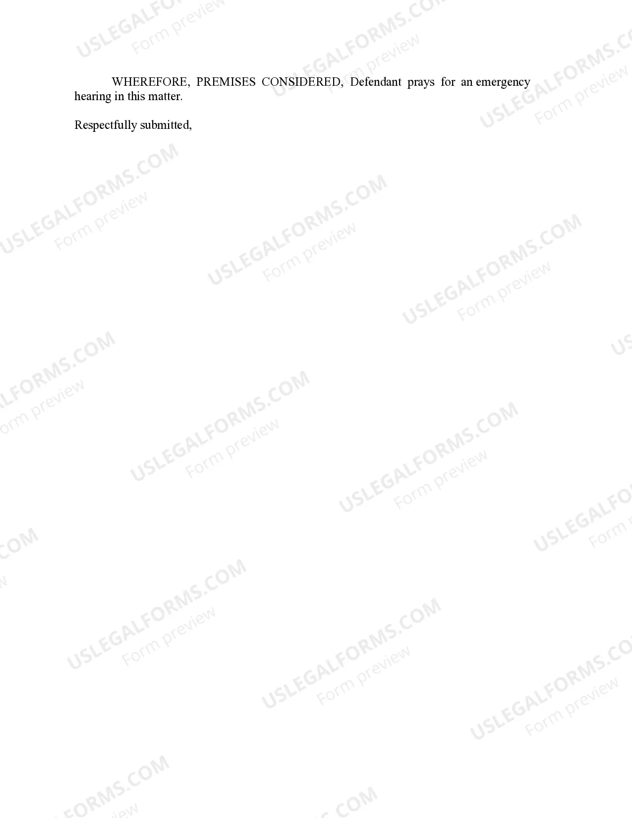 Preview Credit Agreement