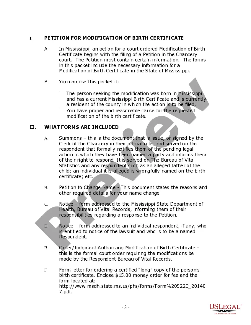 Get Birth Certificate Modification Package Preview Birth Certificate Modification Package