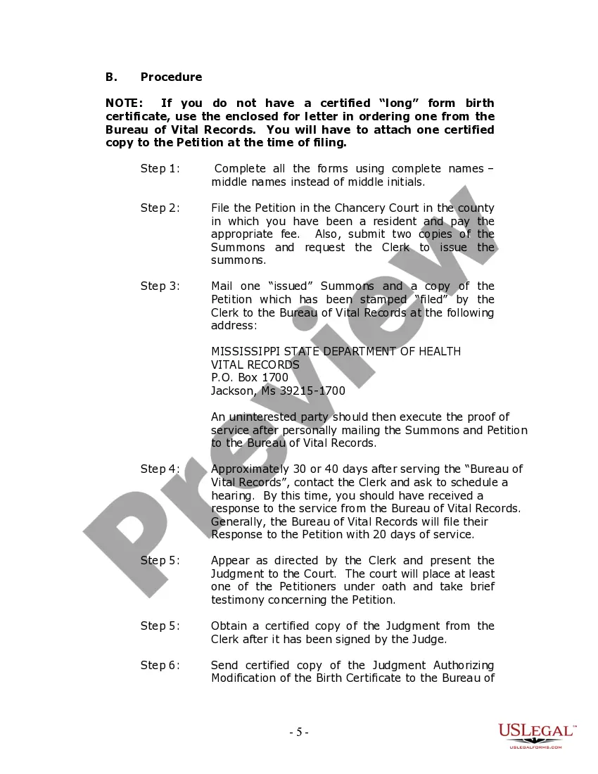 Get Birth Certificate Modification Package Preview Birth Certificate Modification Package