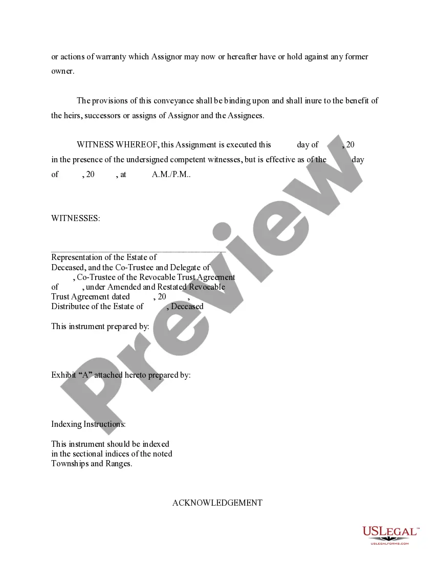 Preview Assignment of Oil, Gas and Mineral Leases, Overriding Royalty Interests, Mineral Interests and Royalty Interests