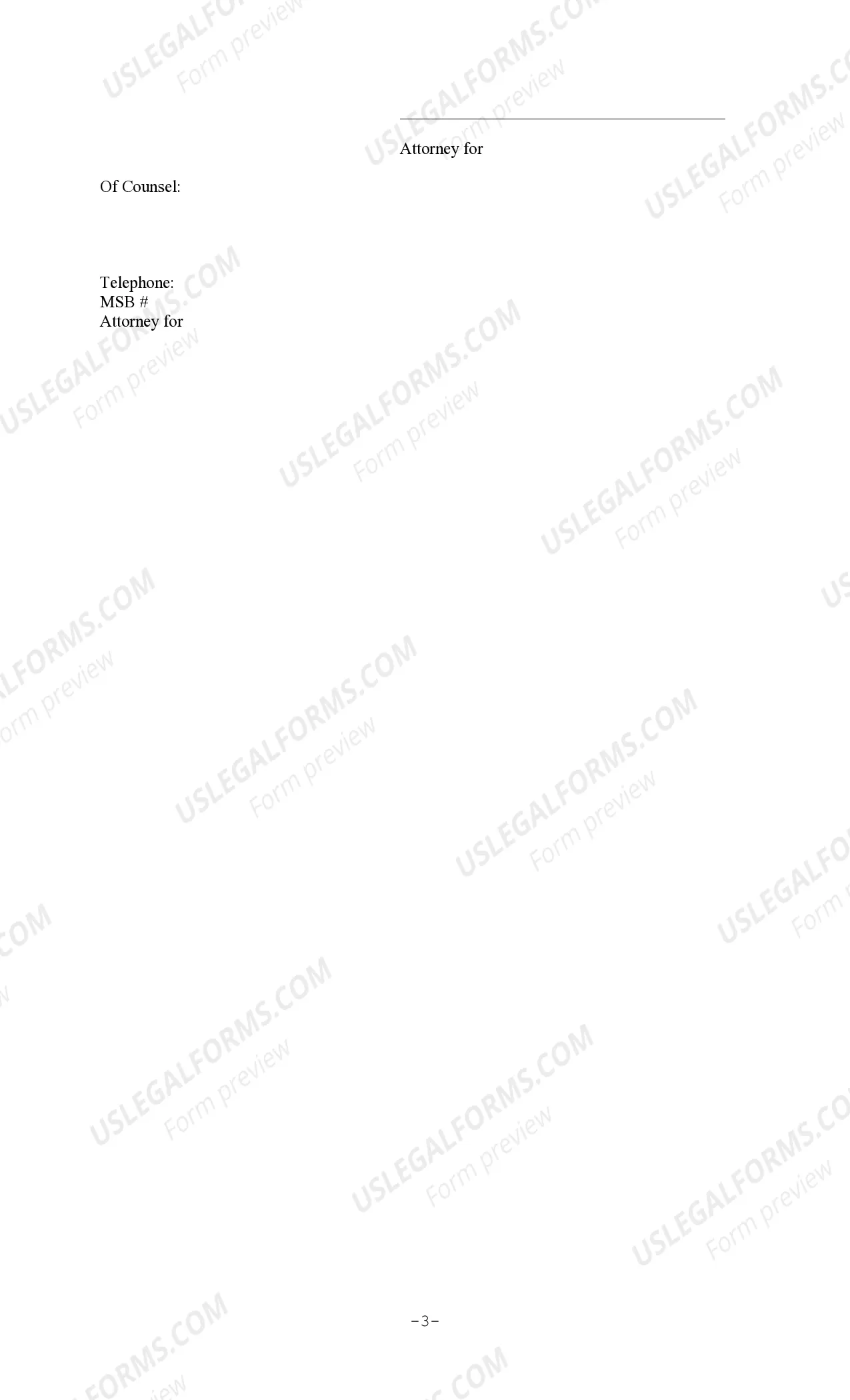 Preview Complaint for Claim and Delivery