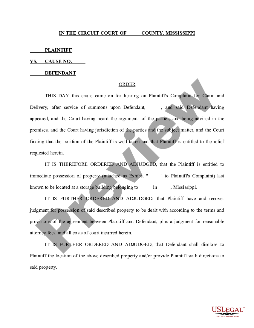 Affidavit Claim Mississippi Form Boost Mobile | US Legal Forms