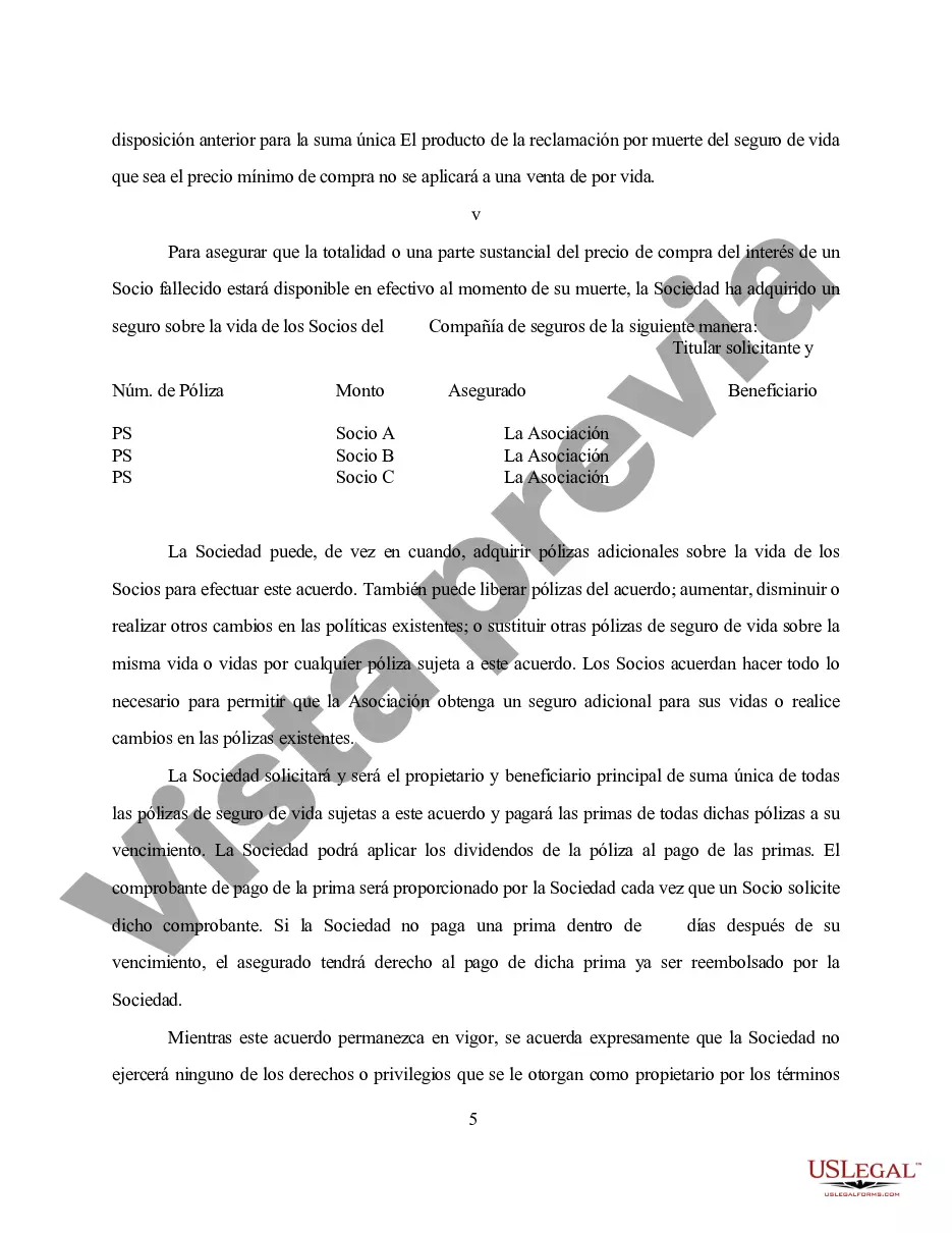 Preview Acuerdo de compra - venta Interés de sociedad