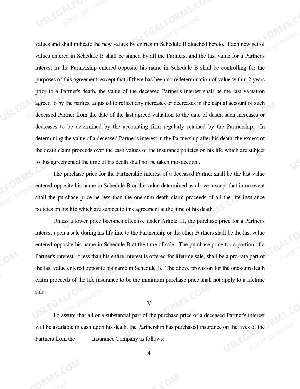 Preview Buy - Sell Agreement Partnership Interest